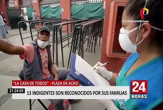 [VÍDEO] ¡Conmovedor! 13 indigentes acogidos en la Casa de Todos regresan con sus familiares