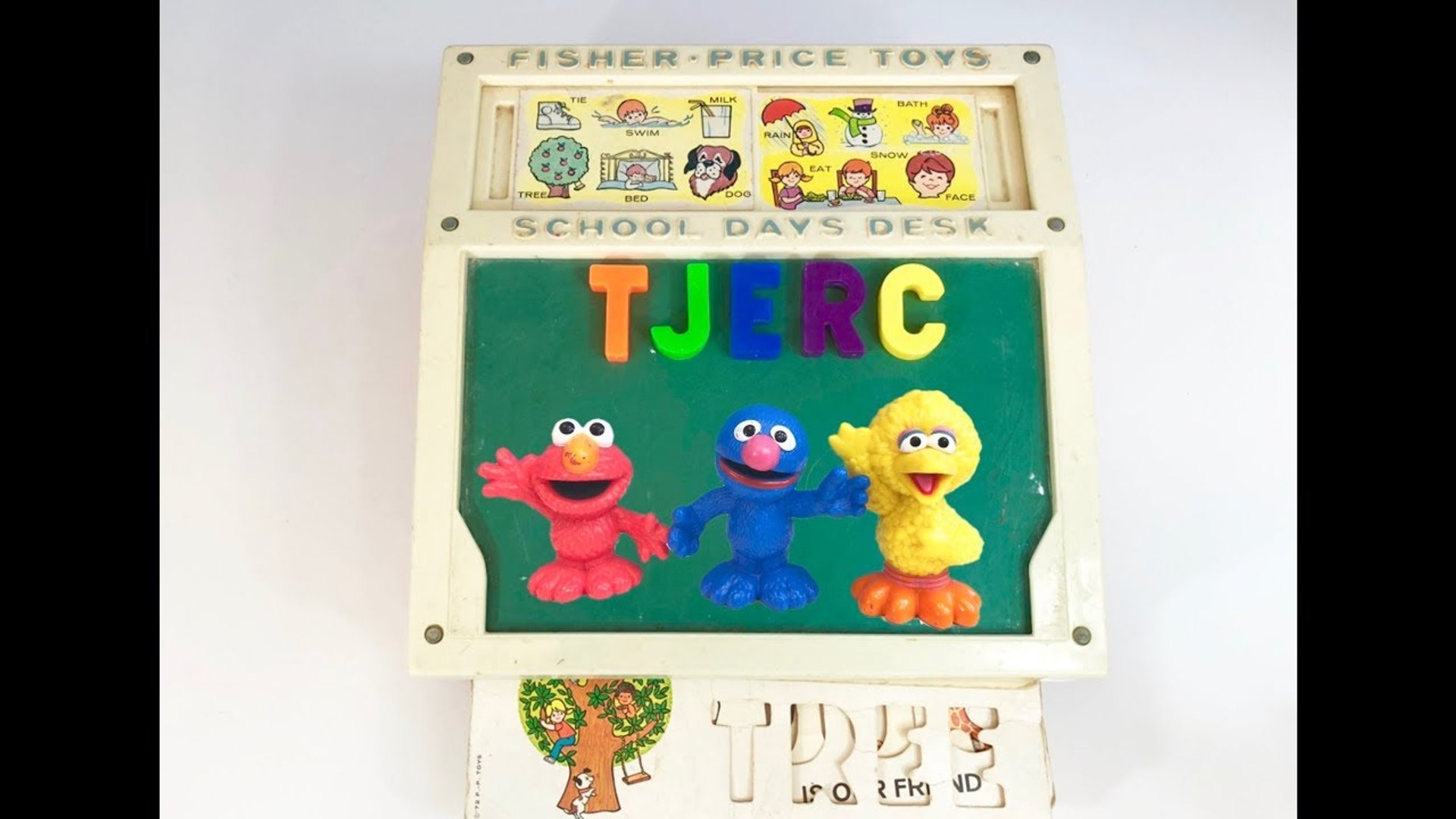 vintage fisher price school days desk