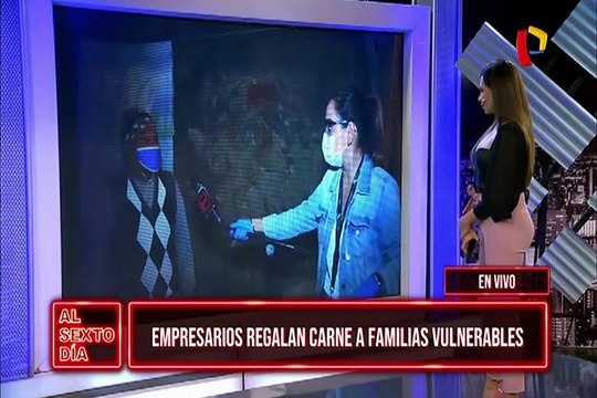 Empresarios regalan 200 kilos de carne a familias vulnerables en VMT