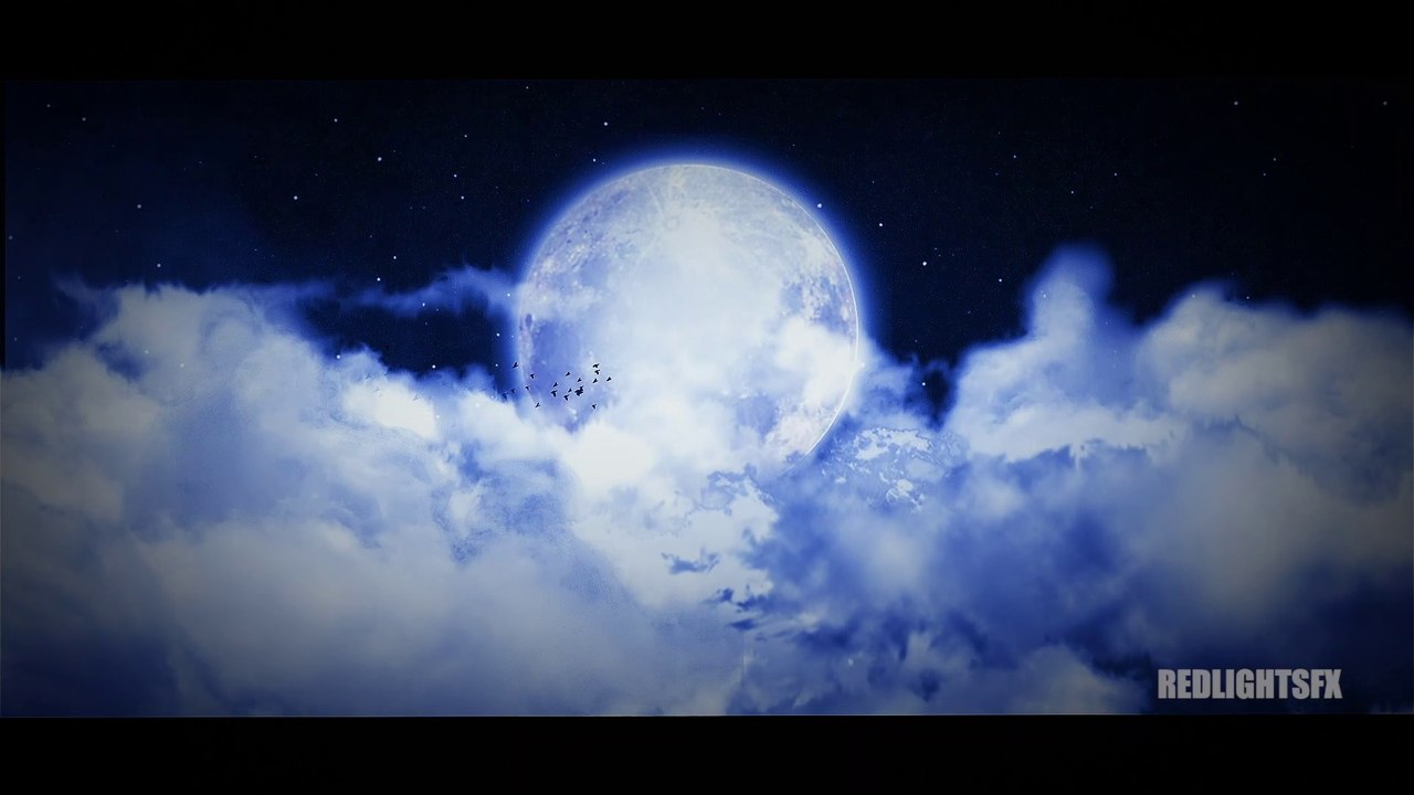 Moon clouds night status after effects tutorial I  | 3D compositing