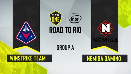 CSGO - Nemiga Gaming vs. Winstrike Team [Vertigo] Map 1 - ESL One Road to Rio - Group A - CIS