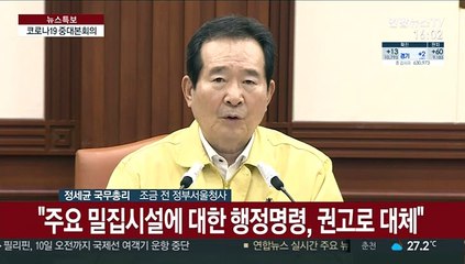 [현장연결] 정총리 "6일부터 생활속 거리두기…위기단계 조정도 논의"
