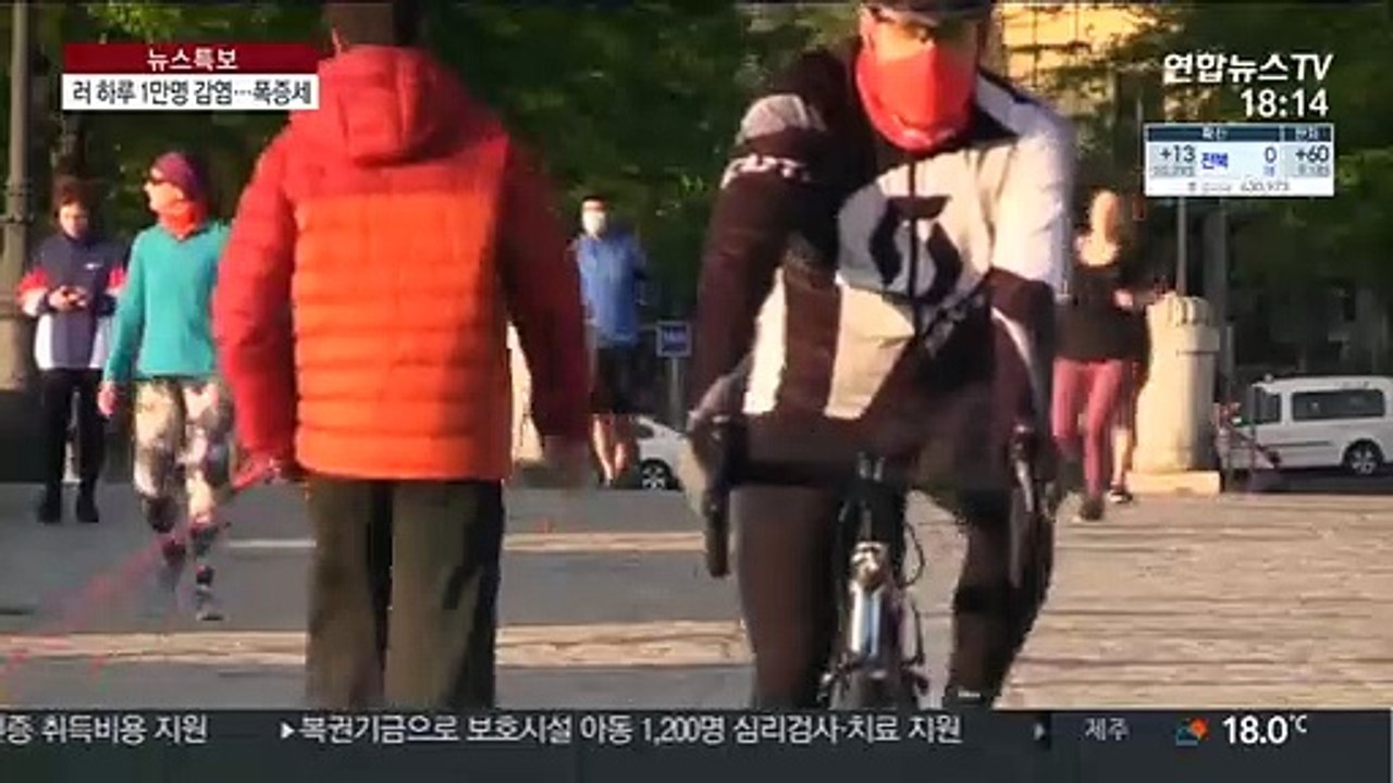 전 세계 감염 350만명 눈앞…러, 하루 1만명 확진