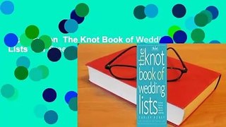 Full version  The Knot Book of Wedding Lists  For Free