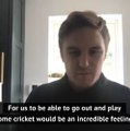 Behind closed doors is fine, just let me play cricket again! - Jason Roy