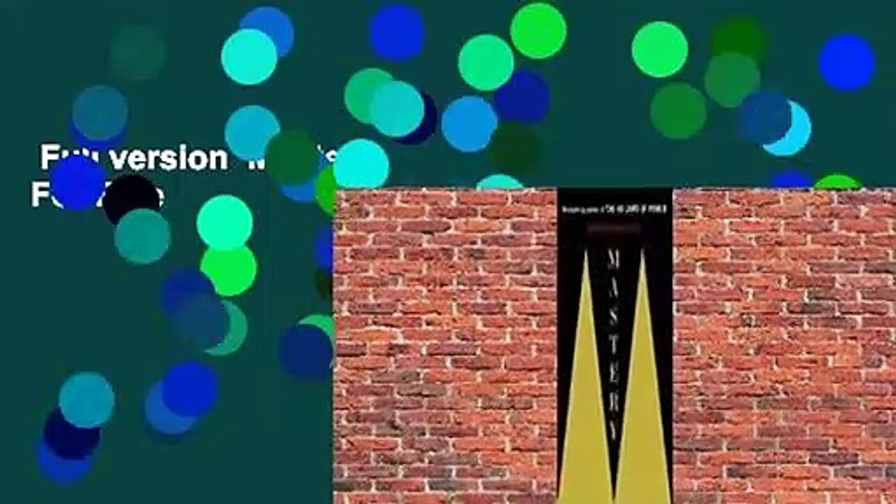 Full version  Mastery  For Free
