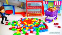 Learn Colors with Paw Patrol Steal M&M's and Lego Wrong Heads, Skye & Chase Gumballs   Sparkle Spice