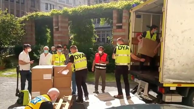 La DYA recibe 148.000 mascarillas para su reparto en transportes