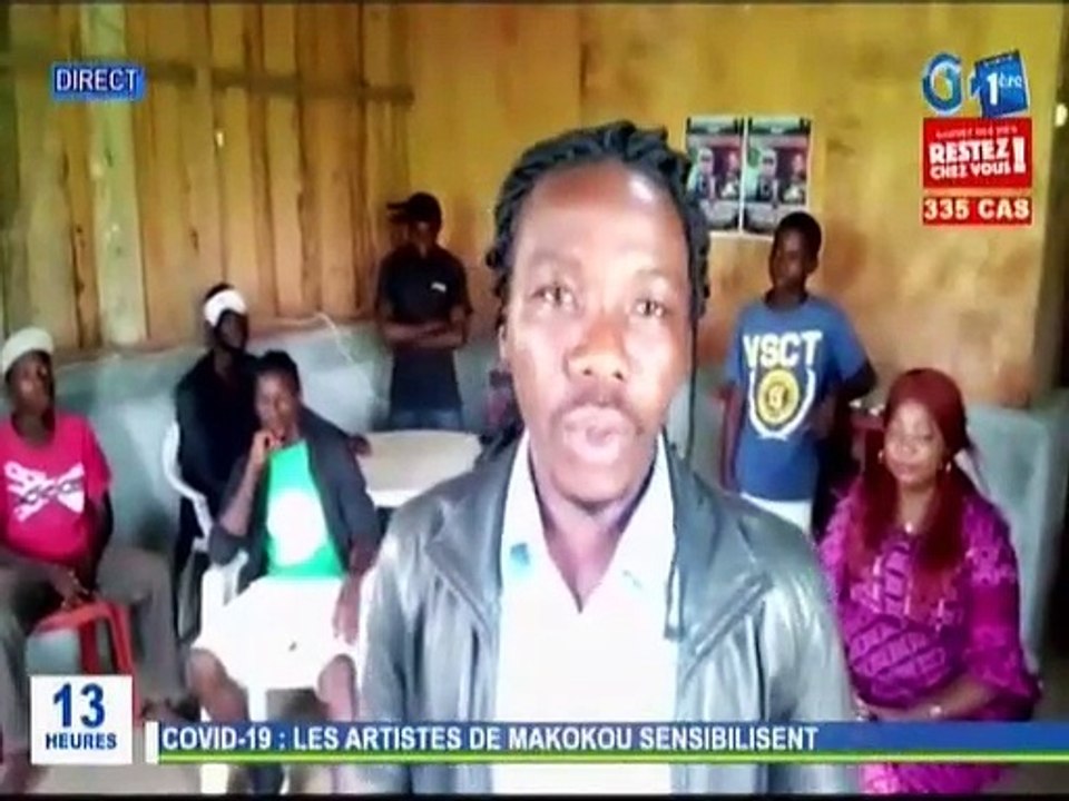 Covid 19 - Les artistes locaux de Makokou sensibilisent la population pour la lutte contre le coronavirus en montant un clip vidéo