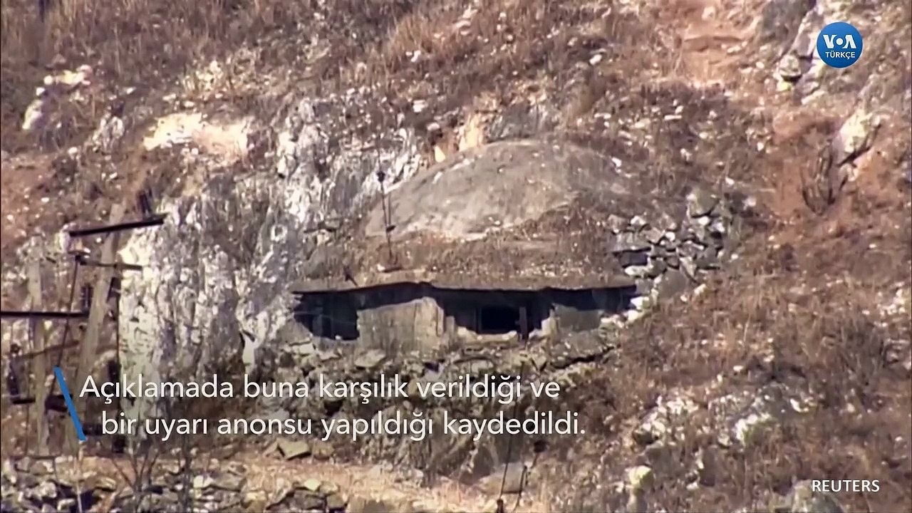 Kuzey-Güney Kore Sınırında Silah Sesleri