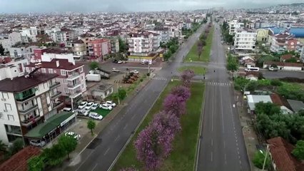 Batı Akdeniz'deki turizm merkezlerinde sessizlik hakim