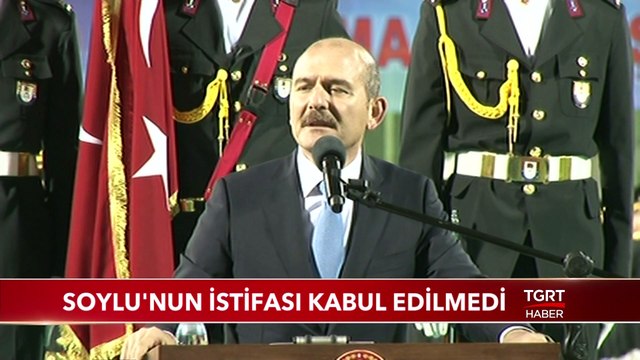 İçişleri Bakanı Süleyman Soylu’nun İstifası Kabul Edilmedi