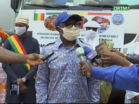 ORTM / Covid 19 - promesse présidentielle - Opération distribution des céréales et aliments bétail