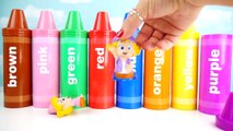 Super Surprise  Paw Patrol Crayons  Learn Colors Nickelodeon McDonalds Drive Thru Dinosaur for Children