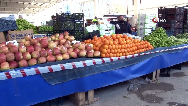 Sokağa Çıkma Yasağı Sebebi İle Elde Kalan Ürünler İçin Semt Pazarı Açıldı