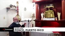 Un terremoto interrumpe una misa virtual en Puerto Rico