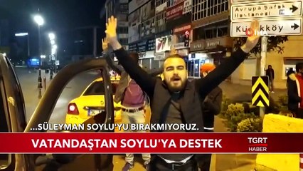 Türkiye'nin Dört Bir Yanından Bakan Soylu'ya Destek Geldi