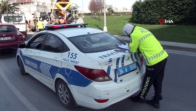 Bahçelievler’de Virajı Alamayan Beton Mikseri Devrildi: 1 Yaralı