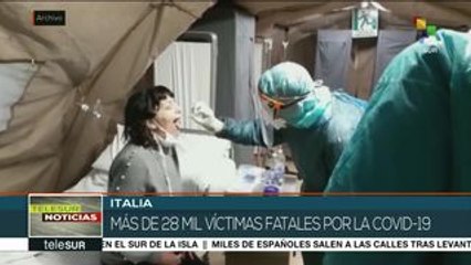 Italia supera los 28 mil muertos por COVID-19