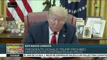 EEUU: Trump prohíbe importación de insumos electrónicos