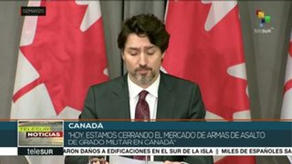 Canadá prohíbe la venta de fusiles de asalto de calibre militar