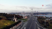 15 Temmuz Şehitler Köprüsü, Sokağa Çıkma Kısıtlamasının 2’inci Gününde Sessizliğini
