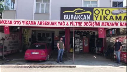 Esnaf, kumru yuvasını bozmamak için koltuk kılıfını satmadı