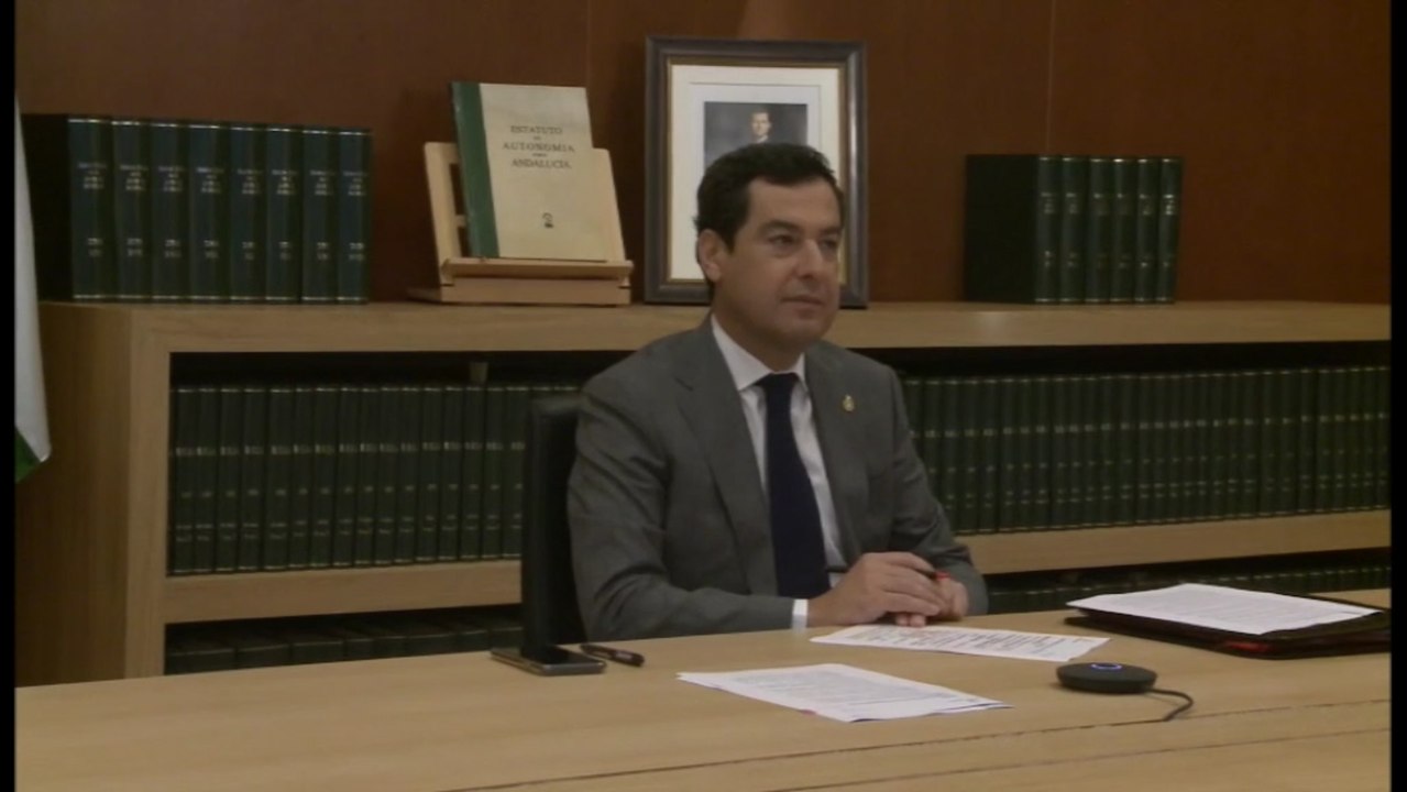 Moreno participa en la videoconferencia entre Sánchez y las CCAA