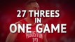 NBA record-setters - Rockets re-write history books with 27 three-pointers