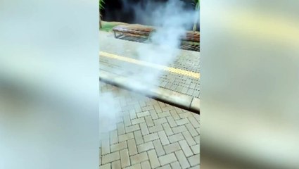 Veículo com dispositivo de fumaça é apreendido com cigarros contrabandeados