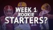 NFL draft - the potential offensive week 1 starters