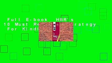 Full E-book  HBR's 10 Must Reads on Strategy  For Kindle