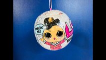 LOL BLING SERIES Doll Unwrapping Christmas Ornament Surprise Opening-