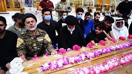 Iraq's Hashed al-Shaabi Honors Martyr Killed in IS Attack in Najaf 🇮🇶