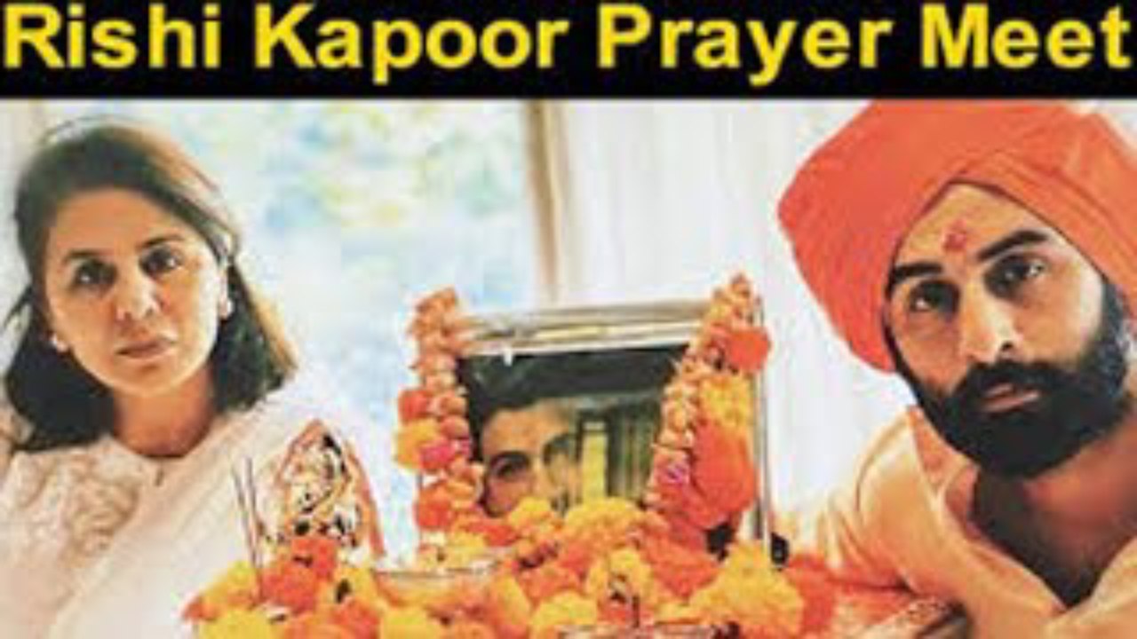 Rishi Kapoor Pr@yer Mèet Emotional Moment For S...