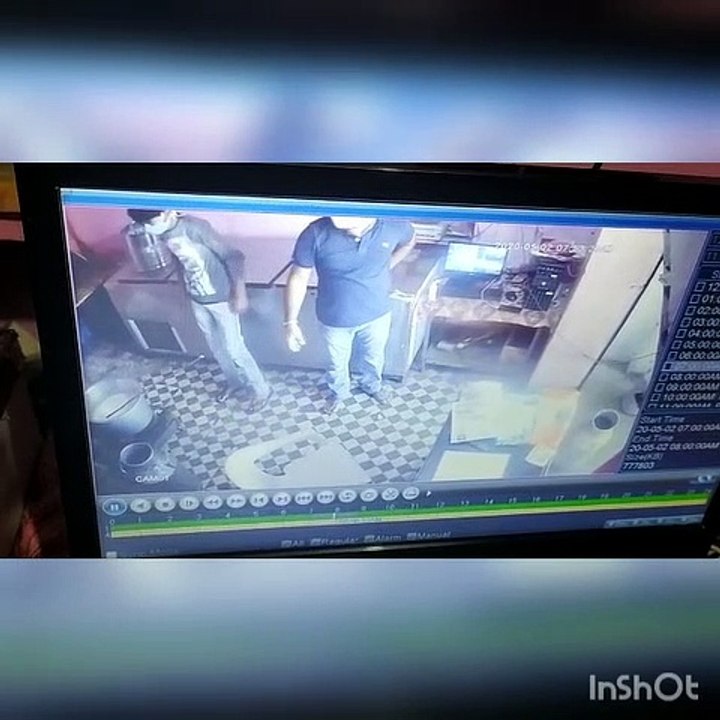 आगर मालवा: सीसीटीवी कैमरे में कैद हुई थाना प्रभ...