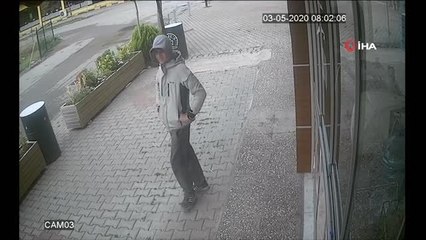 Virüsü fırsat bildi, kafeyi böyle soydu