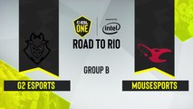 CSGO - mousesports vs. G2 Esports [Dust2] Map 3 - ESL One Road to Rio - Group B - EU