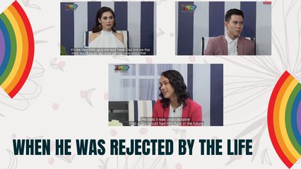 When he was rejected by life.