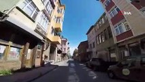 İstanbul'un tarihi dar sokaklarında korona virüs etkisi
