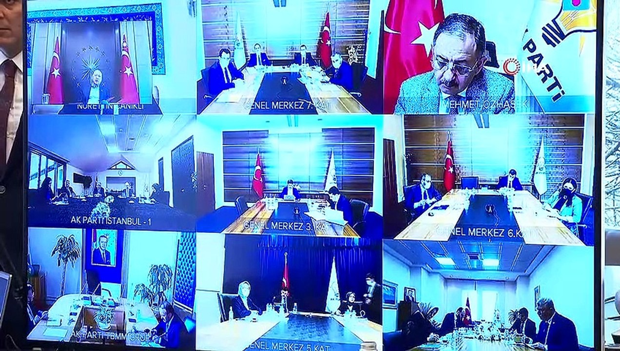 AK Parti MYK, Cumhurbaşkanı Erdoğan Başkanlığında Toplandı