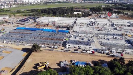 Sancaktepe'deki Pandemi Hastanesi İnşaatında Sona Yaklaşıldı