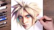 Drawing Final Fantasy 7 Remake  - Cloud Strife