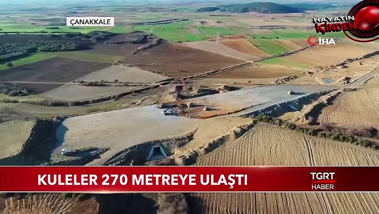 1915 Çanakkele Köprüsü’nde Çalışmalar Sürüyor