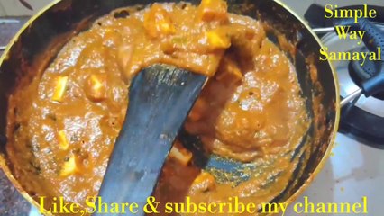 Paneer butter masala/paneer masala in Tamil/Paneer gravy in Tamil/Paneer recipes for Chapati,paratha