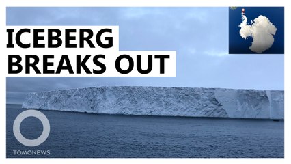 The world's largest iceberg is drifting away from Antarctica