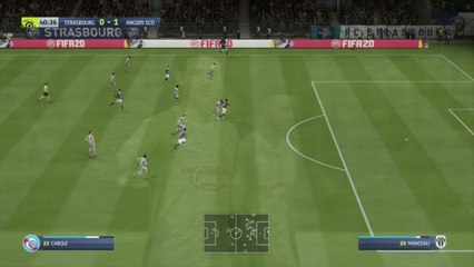 Strasbourg - Angers sur FIFA 20 : résumé et buts (Ligue 1 - 31e journée)
