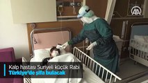 Kalp hastası Suriyeli küçük Rabi Türkiye'de şifa bulacak