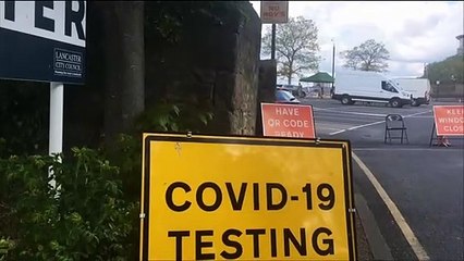 The new Covid-19 testing centre Lancaster