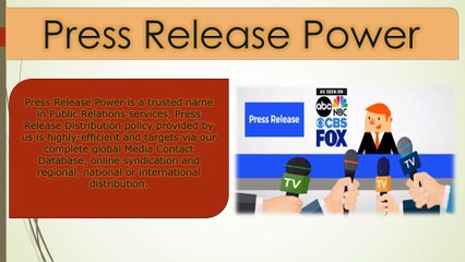Affordable Press Release Distribution Service Canada